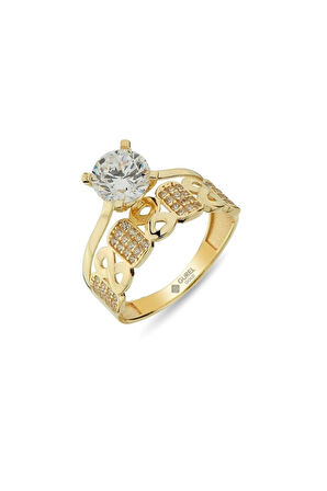 Sonsuzluk Yüzük Ikili Fırsat Sevgililer Günü Kombini Zy0277