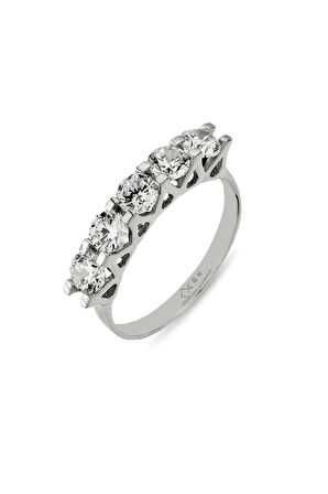 5 Taş Altın Yüzük