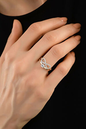 Sonsuzluk Tektaş Altın Yüzük Zytt013