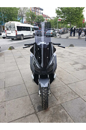 MotoGusto Dream 150 Siperlik Ön Cam 2023 2024 Model 78cm Açıkfüme Renkli 4mm UZUN CAM