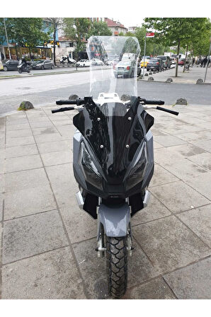 MotoGusto Dream 150 Siperlik Ön Cam 2023 2024 Model 78cm şeffaf Renkli 4mm UZUN CAM