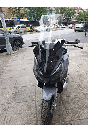 MotoGusto Dream 150 Siperlik Ön Cam 2023 2024 Model 78cm şeffaf Renkli 4mm UZUN CAM