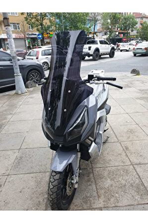 MotoGusto Dream 150 Siperlik Ön Cam 2023 2024 Model 78cm Siyah Renkli 4mm UZUN CAM