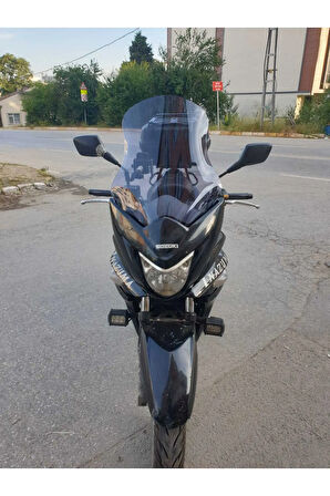 Suzuki İnazuma GW 250F Siperlik Ön Cam 2014-2017 Model 50cm Açıkfüme Renkli 4mm