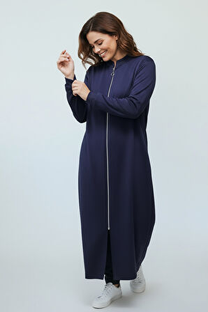 KADIN ÖNÜ FERMUARLI KOLU MANŞETLİ GİZLİ CEPLİ MEVSİMLİK KAP