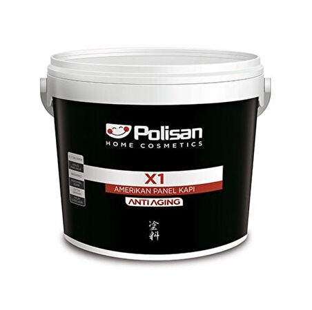 Polisan X1 Amerikan Panel Kapı Boyası 1013 İnci Beyazı 0,75L