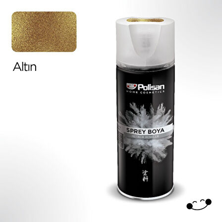 Polisan Sprey Boya Metalik Altın200 400Ml