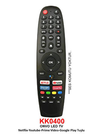 Onvo Senna Led Tv Netflix Google Play Prime Youtube Tuşlu Tv Kumanda lcd0400