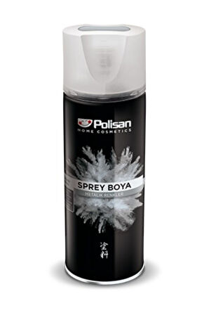 Polisan Metalik Sprey Siyah 400 ML.