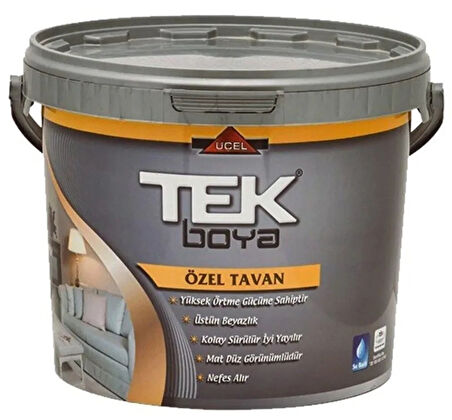 Tek Boya Tek Tavan Boyası Beyaz 10kg 5,7lt