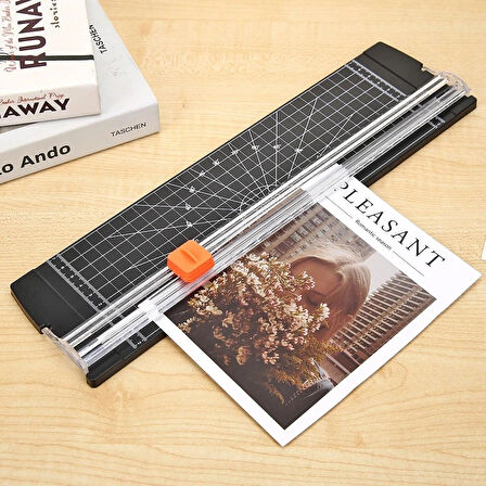 Kağıt Kesme Makinesi Baskı Fotoğraf Kraft Özel Kağıtlar Kolay Taşınır DIY Kesici Sürgülü Giyotin A4