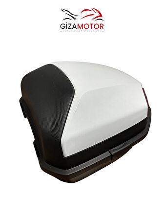 MOTOSİKLET ÇANTASI 33 LT METALİK PARLAK SİYAH
