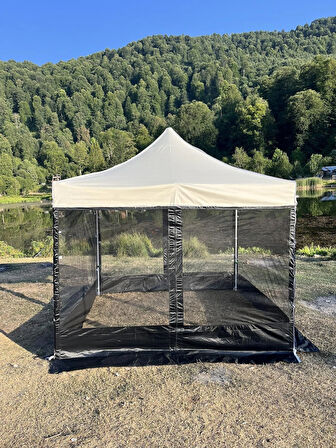 3x3 m 35 mm Altıgen Gazebo ve Sineklik