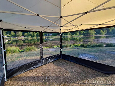 3x3 m 35 mm Altıgen Gazebo ve Sineklik