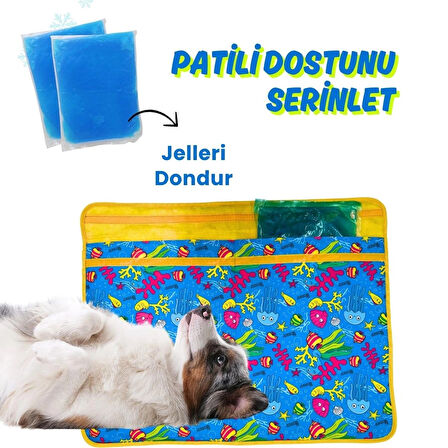 Havhav Orta-Büyük Irk Köpek Serinletici Minder 70x50 | 2 Termo Jel Dahil