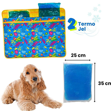 Havhav Orta-Büyük Irk Köpek Serinletici Minder 70x50 | 2 Termo Jel Dahil