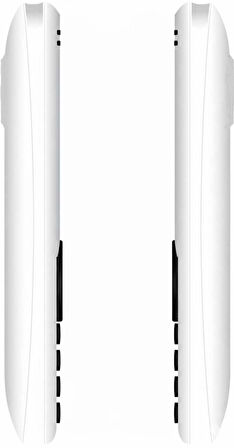 UZ Mobile Sim Kartlı Yerli Üretim Tuşlu Telefon – Uzun Şarj Ömrü, Net Ses Kalitesi, Türkiye Garantili Beyaz