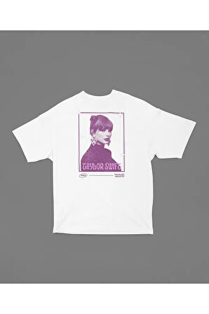 1989 Taylor Swift Özel Tasarım Unisex Tişört, Oversize Şarkıcı Tişört