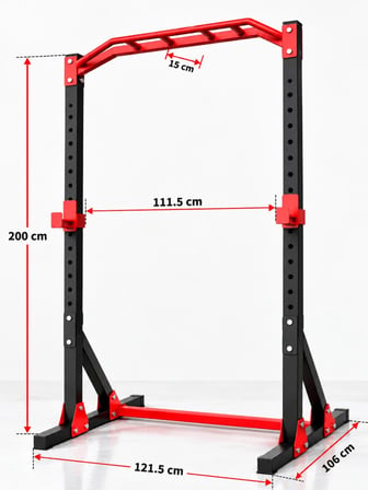 Profesyonel Half Rack | 250 KG Taşıma Kapasitesi