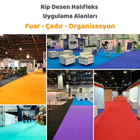 Beylini Halıfleks Zemin Yer Kaplama 3 mm Kalınlığında Rip Halı Duvardan Duvara Halıflex Organizasyon Davet