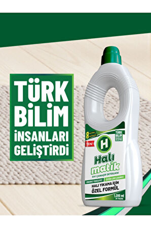 Sıvı Halı Kilim Yolluk Vegan Çamaşır Deterjanı 6 Adet 1200 ml