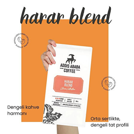 Harar Blend 250 Gr. French Press Kahve
