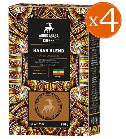 Harar Blend 250 Gram 4'lü Avantaj Paketi French Press