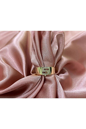 S Harf Altın Yüzük