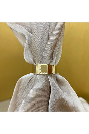 L Harf Altın Yüzük