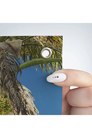 Fil Dekoratif Kanvas Duvar Örtüsü-Halısı 1141