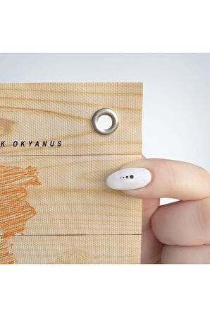 Dekoratif Dünya Haritası Duvar Örtüsü-halısı 3868