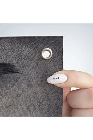 Domuz Kafalı İnsan Duvar Örtüsü - Halısı-4987