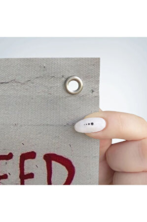 Banksy, İlk Başta Başarılı Olamazsanız, Hava Saldırısı Yapın, Kanvas Duvar Örtüsü-Halısı-5005