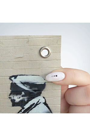 Bansky'nin Hayatta Yaptiklarimiz Ebediyette Yankilanir Yazılı Eseri Duvar Örtüsü-Halısı-5007