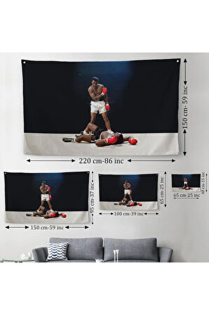 Muhammet Ali Kanvas Duvar Örtüsü-Halısı-5074