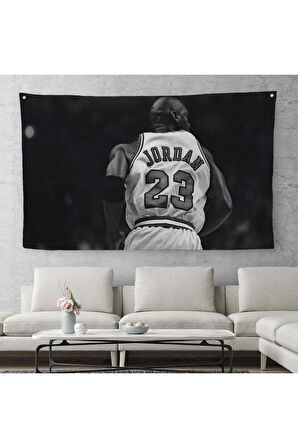 Michael Jordan Kanvas Duvar Örtüsü-Halısı, Chicago Bulls-5087