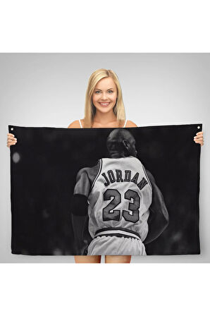 Michael Jordan Kanvas Duvar Örtüsü-Halısı, Chicago Bulls-5087
