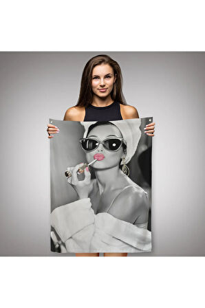 Audrey Hepburn Duvar Örtüsü - Halısı-5103