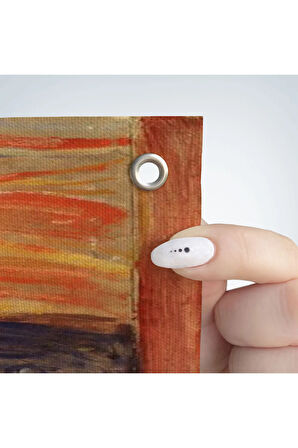 Edvard Munch'un Çığlık İsimli Eseri Duvar Örtüsü - Halısı-5116