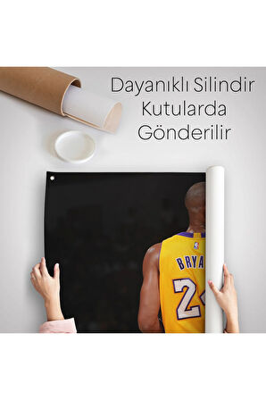 Kobe Bryant Los Angeles Lakers Kanvas Duvar Örtüsü-Halısı-5148