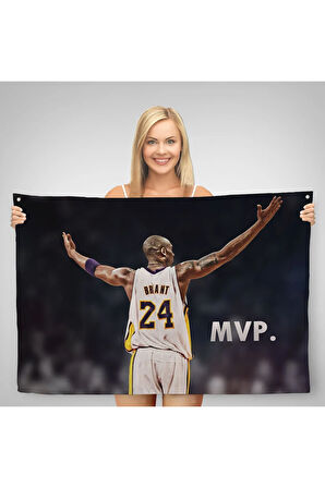 Kobe Bryant Los Angeles Lakers Kanvas Duvar Örtüsü-Halısı / Black Mamba-5152