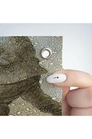 Gerçeküstü Fikir Sanatı Duvar Örtüsü - Halısı, Başını Kaldırırsan Ölürsün-5211