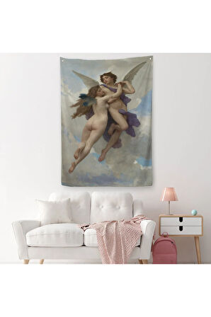 William Adolphe Bouguereau Tarafından 1890 Yılında Yapılmış Duvar Örtüsü - Halısı-5237