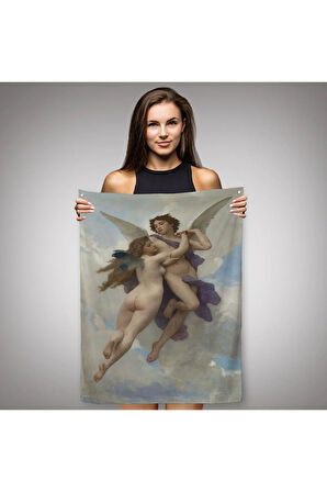 William Adolphe Bouguereau Tarafından 1890 Yılında Yapılmış Duvar Örtüsü - Halısı-5237