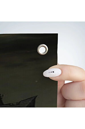 Korku Evi Cadılar Bayramı Dekoru, Cadılar Bayramı Partisi Duvar Örtüsü - Halısı-5248