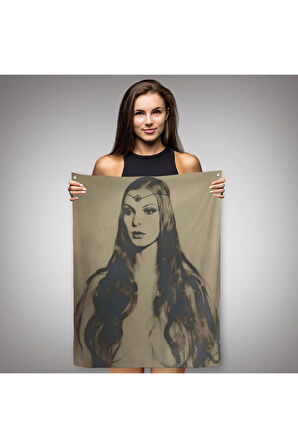 William Mortensen Circe Bir Sihir Tanrıçası Duvar Örtüsü - Halısı-5262