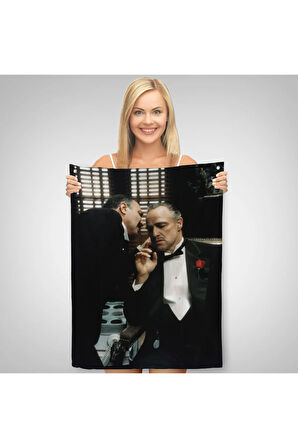 The Godfather Duvar Örtüsü - Halısı, Vito Corleone Film Sahnesi Duvar Örtüsü - Halısı-5279