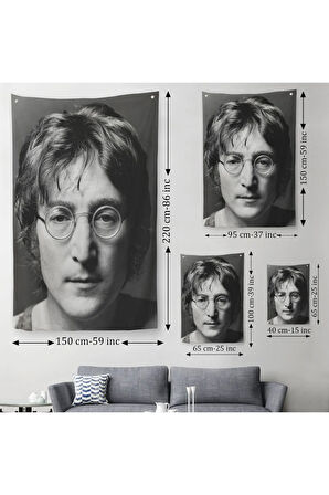 John Lennon John Lennon Kanvas Duvar Sanatı Duvar Örtüsü-Halısı-5303
