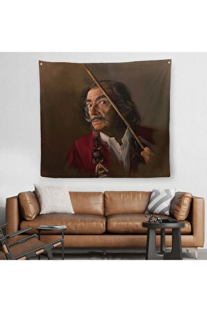 Salvador Dali Kanvas Duvar Örtüsü-Halısı-5325