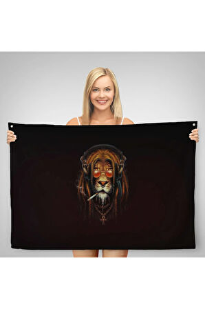 Amerikan Futbolu Kanvas Duvar Örtüsü-Halısı-5391